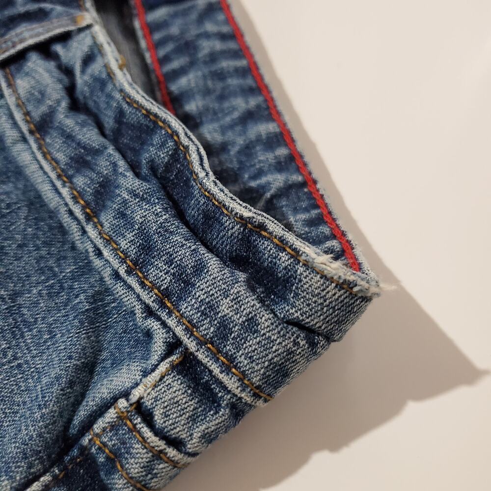 SO Vintage Y2K Flare Medium Wash High Rise Jeans Womens Junior Size 7 Long - Picture 7 of 11